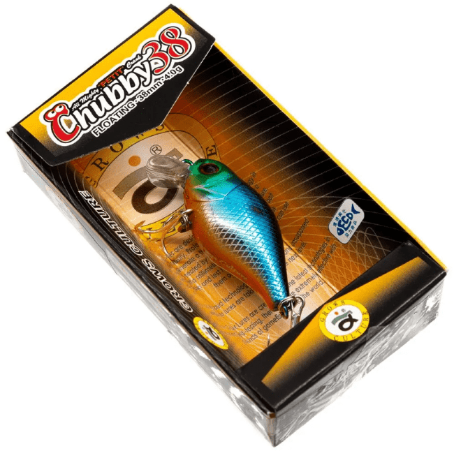 Воблер GROWS CULTURE Chubby 38мм 4гр 0.3-1.0м #21 HL Blue OB