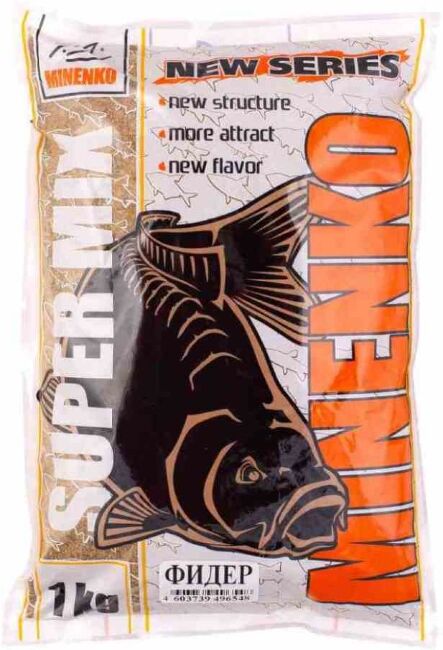 Прикормка MINENKO Super MIX Фидер 1кг Прикормка MINENKO Super MIX Фидер 1кг
