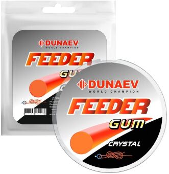 Feeder Gum Dunaev clear длина 5м диам 1.0мм Feeder Gum Dunaev clear длина 5м диам 1.0мм