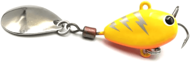 Тэйл-спиннер UF STUDIO Harricane 7.5гр 20мм #Yellow Flash UV