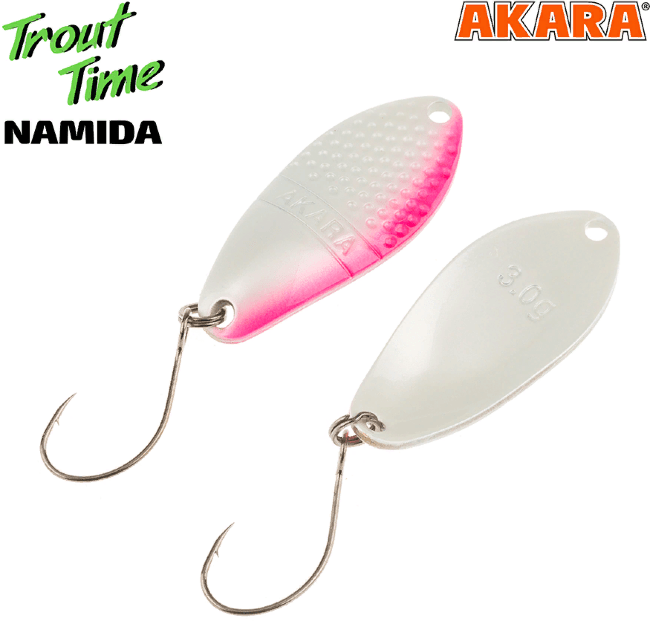 Блесна колеблющаяся AKARA Trout Time Namida 30мм 3.5гр #19 Блесна колеблющаяся AKARA Trout Time Namida 30мм 3.5гр #19