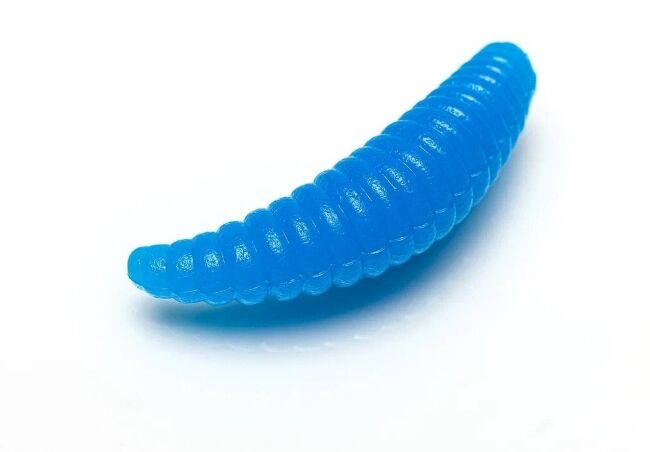 TFT Приманка силиконовая 38 мм. KUKA Цвет: K-13  Синий, Аромат: Сыр, 10шт.