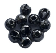 Вольфрамовая головка с вырезом гранёная TSR BHF 4.0мм 0.45гр #Black Nickel 10шт/уп Вольфрамовая головка с вырезом гранёная TSR BHF 4.0мм 0.45гр #Black Nickel 10шт/уп