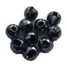 Вольфрамовая головка с вырезом гранёная TSR BHF 4.0мм 0.45гр #Black Nickel 10шт/уп