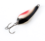 Блесна колеблющаяся РУССКАЯ РЫБАЛКА Атом Б черноспинка серебро 16гр