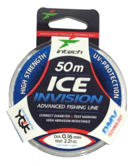 Леска монофил INTECH Ice Invision 50м 0.16мм 2.21кг прозрачная Леска монофил INTECH Ice Invision 50м 0.16мм 2.21кг прозрачная