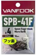 Крючки VANFOOK SPB-41F Fusso Black #4 16шт/уп Крючки VANFOOK SPB-41F Fusso Black #4 16шт/уп