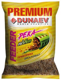 Прикормка DUNAEV Premium 1кг Фидер Река Прикормка DUNAEV Premium 1кг Фидер Река