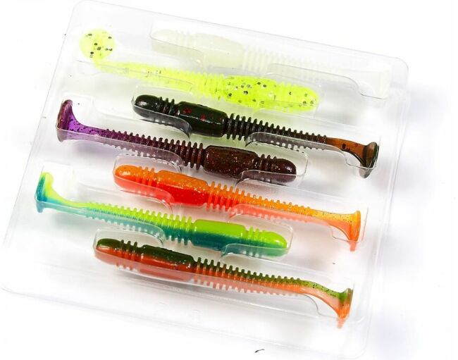 Виброхвост LUCKY JOHN Pro Series Tioga 2.9" 74мм #MIX1 7шт/уп 140103-MIX1