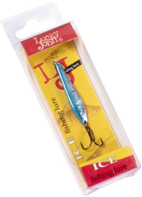 Блесна вертикал. зим. Lucky John S-1 с тр. 01.5г BI блистер