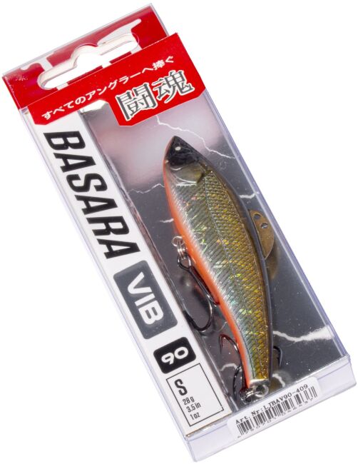 Воблер тонущий вертикальный LJ Pro Series BASARA VIB S 90.00/409 Воблер тонущий вертикальный LJ Pro Series BASARA VIB S 90.00/409