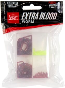 Насадки искусственные съедобные LJ Pro Series EXTRA BLOOD WORM/MAGGOT мотыль/опарыш MIX2 240/30 шт Насадки искусственные съедобные LJ Pro Series EXTRA BLOOD WORM/MAGGOT мотыль/опарыш MIX2 240/30 шт