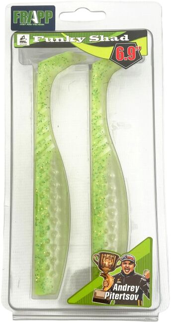Виброхвост FRAPP Funky Shad 6.9" #PAL02 19см 34.5гр 2шт/уп
