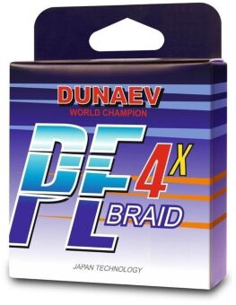 Плетёный шнур DUNAEV BRAID PE X4 150m 0.24мм 15.50кг Плетёный шнур DUNAEV BRAID PE X4 150m 0.24мм 15.50кг