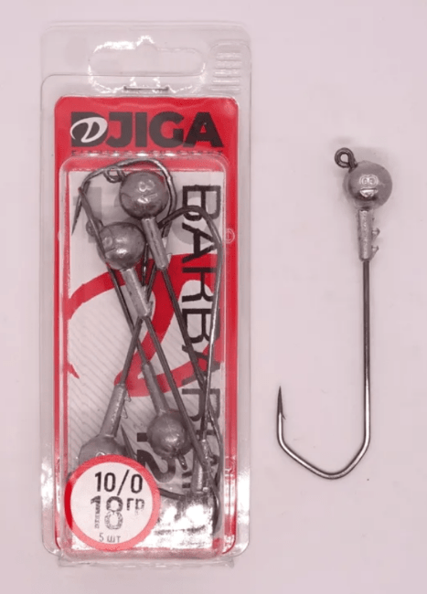 Джиг-головка BARBARIAN кр. 10/0 18гр. уп.5шт.