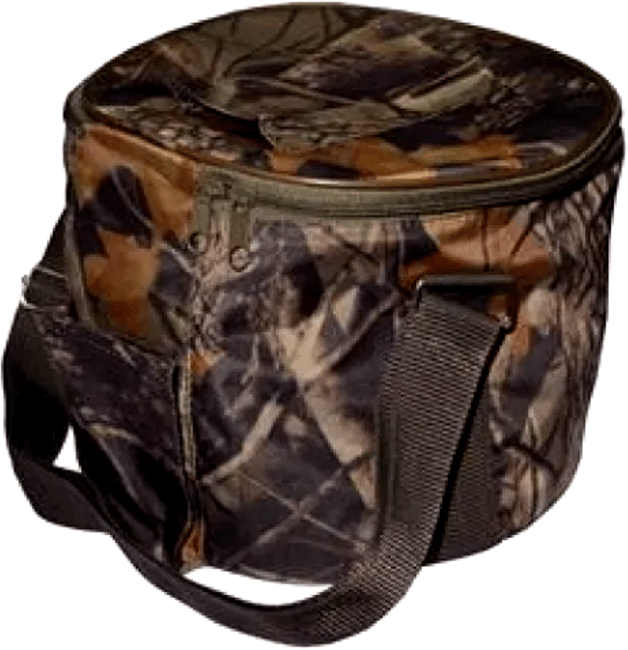 Сумка для жерлиц КРУГЛАЯ Ø230мм h=160мм цвет в ассортименте