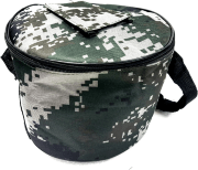 Сумка для жерлиц КРУГЛАЯ Ø230мм h=160мм цвет в ассортименте Сумка для жерлиц КРУГЛАЯ Ø230мм h=160мм цвет в ассортименте