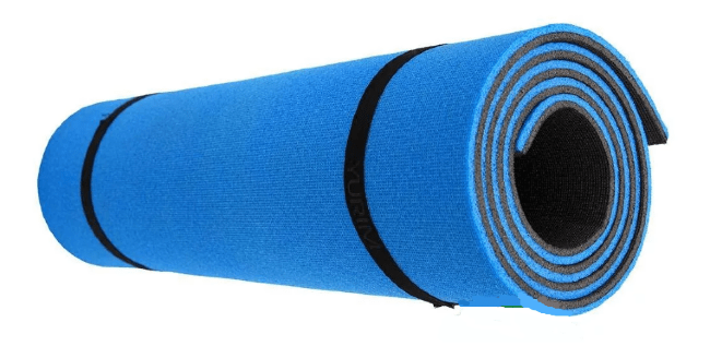 Коврик туристический ЮРИМ рулонный 8мм 180*50см серый/синий арт:7081 Коврик туристический ЮРИМ рулонный 8мм 180*50см серый/синий арт:7081