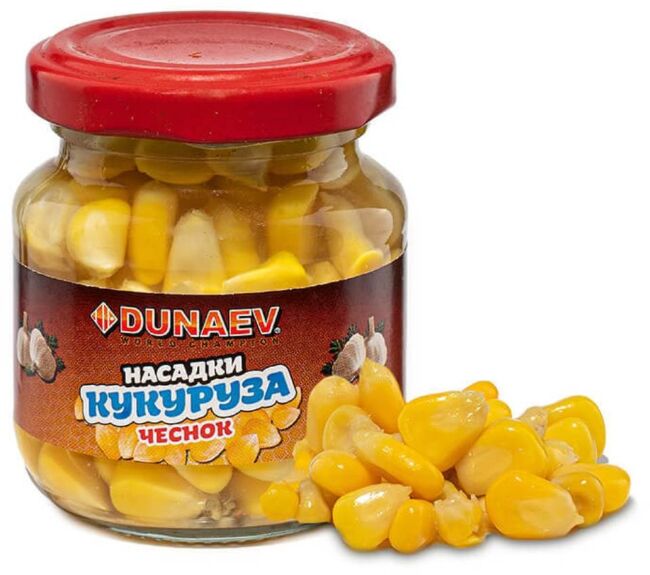 Насадка стеклобанка DUNAEV Кукуруза Чеснок 100мл