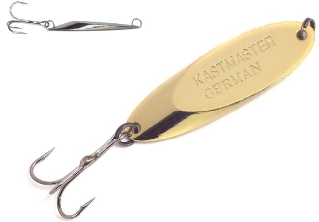 Блесна колеблющаяся GERMAN Kastmaster 105 51мм 14гр #G03 латунь Блесна колеблющаяся GERMAN Kastmaster 105 51мм 14гр #G03 латунь