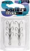 Крючок двойной OWNER 5632TN-04 SD-36TN олово кован 6шт/уп