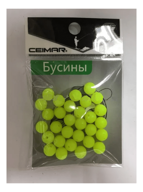 Бусина резиновая CEIMAR ф9мм отв:1.2мм 30шт/уп