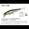 Воблер ZipBaits Rigge 70F 70мм 4.7гр 0.5-1.0м 810R