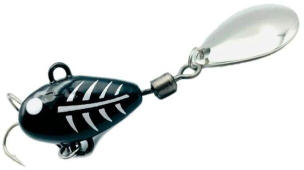 Тэйл-спиннер UF STUDIO Harricane 7.5гр 20мм #Black Ghost Тэйл-спиннер UF STUDIO Harricane 7.5гр 20мм #Black Ghost