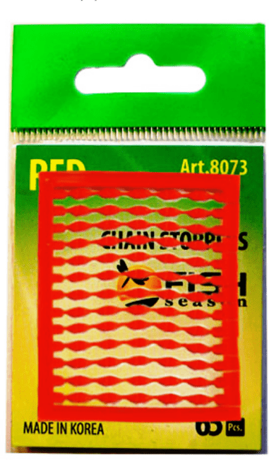Мягкий стопор на рамке для бойлов FISH SEASONS Chain Stoppers красный 65шт/уп 8073tF Мягкий стопор на рамке для бойлов FISH SEASONS Chain Stoppers красный 65шт/уп 8073tF