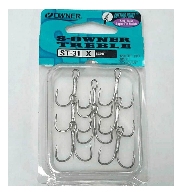 Крючок тройной OWNER 5631TN-04 ST-31TN олово кован 8шт/уп Крючок тройной OWNER 5631TN-04 ST-31TN олово кован 8шт/уп