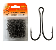 Крючок двойной SAIKYO Normal Shank KH-11041 №2/0 BN 1шт Крючок двойной SAIKYO Normal Shank KH-11041 №2/0 BN 1шт