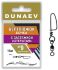 Вертлюжок бочка с застежкой "Открытая" DUNAEV #9 6шт/уп Вертлюжок бочка с застежкой "Открытая" DUNAEV #9 6шт/уп