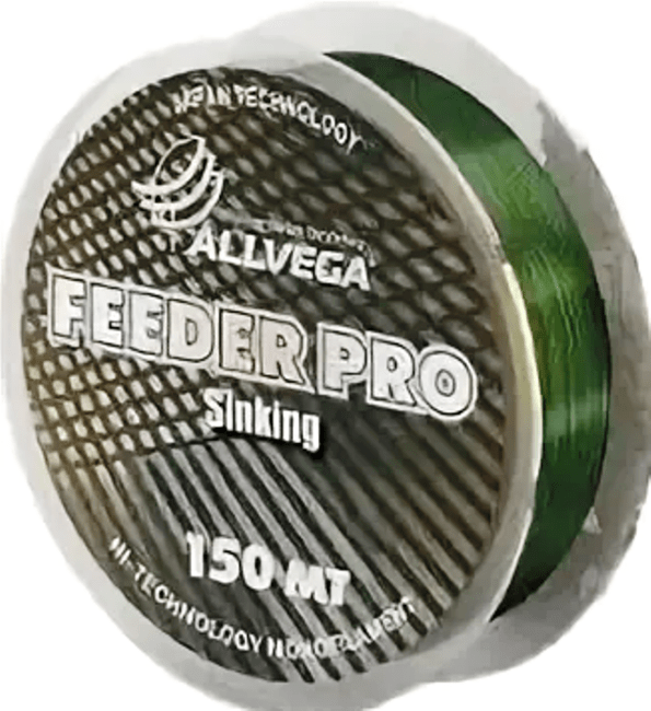 Леска монофил ALLVEGA Feeder Pro 150м 0,22мм 6,15кг т/зел тонущая