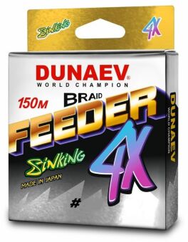 Плетёный шнур DUNAEV Feeder PEx4 150м #1.0/0.17мм 8.00кг BrownColor Плетёный шнур DUNAEV Feeder PEx4 150м #1.0/0.17мм 8.00кг BrownColor