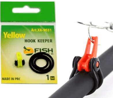 Фиксатор крючка "HOOK KEEPER" Fish Season XA-9031YE Фиксатор крючка "HOOK KEEPER" Fish Season XA-9031YE