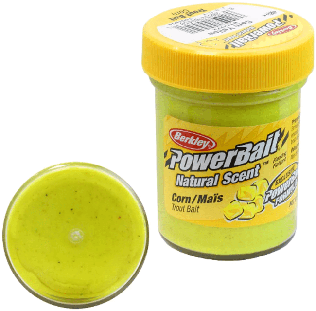 Паста форелевая Berkley Powerbait Natural Scent Trout Bait (50г) Corn Yellow 1004804