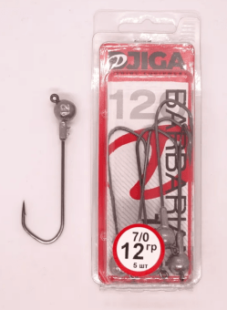Джиг-головка BARBARIAN кр. 7/0 12гр. уп.5шт. Джиг-головка BARBARIAN кр. 7/0 12гр. уп.5шт.