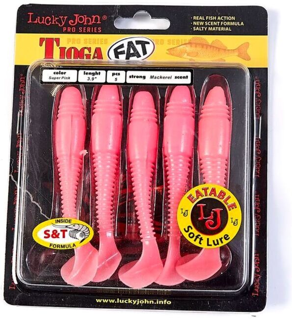 Виброхвост LUCKY JOHN Pro Series Tioga FAT 3.9" 100мм #F05 5шт/уп 140146-F05 Виброхвост LUCKY JOHN Pro Series Tioga FAT 3.9" 100мм #F05 5шт/уп 140146-F05