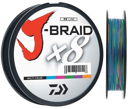 Плетёный шнур DAIWA J-Braid X8 150м 0.13мм 8.0кг многоцветный Плетёный шнур DAIWA J-Braid X8 150м 0.13мм 8.0кг многоцветный