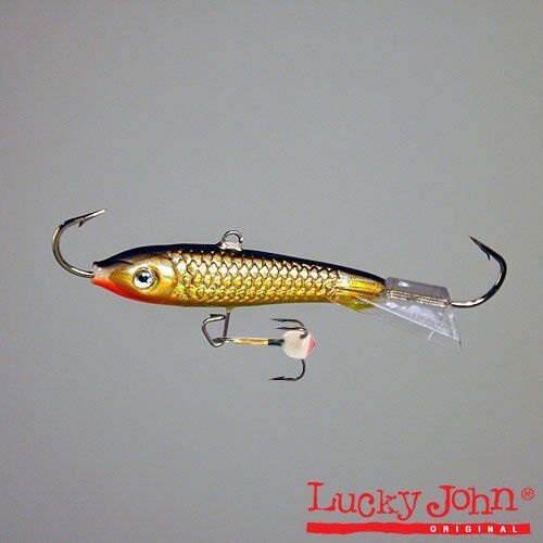 Балансир Lucky John CLASSIC 4 с тройником 40мм/04H блистер 81401-04H