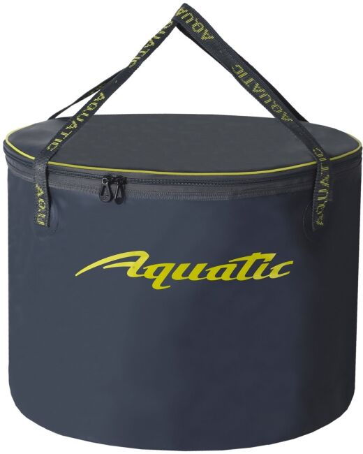 Ведро для замешивания корма герметичное с крышкой AQUATIC 72л, 50х35см, синий В-17С