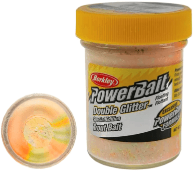 Паста форелевая Berkley Powerbait Double Glitter Twist (50г) Chartreuse White Orange 1105519 Паста форелевая Berkley Powerbait Double Glitter Twist (50г) Chartreuse White Orange 1105519