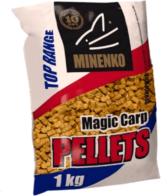Пеллетс MINENKO Magic Carp PELLETS Мёд 1кг желтый
