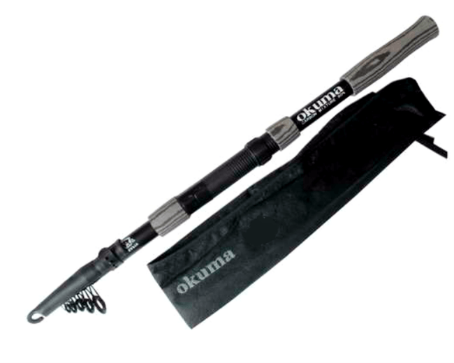 Удилище с кольцами OKUMA 2.1м телескопическое укороченное Удилище с кольцами OKUMA 2.1м телескопическое укороченное