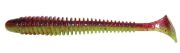 Виброхвост KEITECH Swing Impact 4" EA#15 Grape Chart Red FLK 10см 4.75гр 8шт/уп