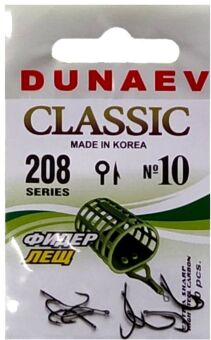 Крючок DUNAEV Classic 208 #10 10шт/уп Крючок DUNAEV Classic 208 #10 10шт/уп