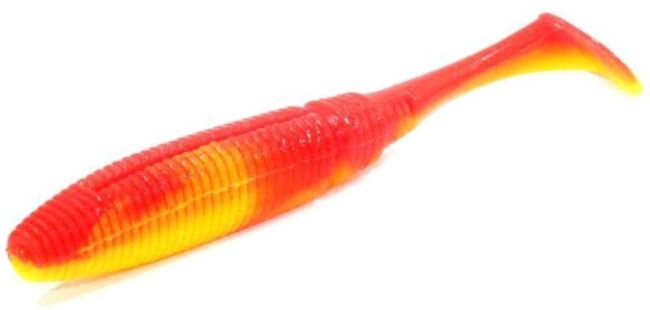 Виброхвост ALLVEGA Power Swim 8.5см 5.5гр 5шт/уп #012 orange yellow