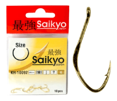 Крючок SAIKYO KH-10092 G №08 10шт/уп Крючок SAIKYO KH-10092 G №08 10шт/уп