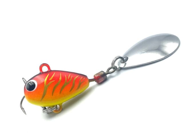 Тэйл-спиннер UF STUDIO Harricane 7,5гр 20мм #Fire Tiger