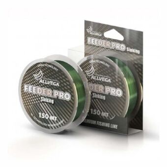 Леска монофил ALLVEGA Feeder Pro 150м 0,30мм 9,78кг т/зел тонущая Леска монофил ALLVEGA Feeder Pro 150м 0,30мм 9,78кг т/зел тонущая